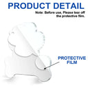 Pet Lovers,Dog Lovers,Cat Lovers - Custom Photo Forever Our Hearts Memorial - Personalized Custom Shaped Acrylic Ornament