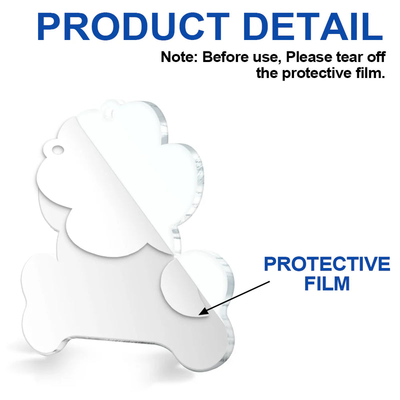 Pet Lovers,Dog Lovers,Cat Lovers - Custom Photo Forever Our Hearts Memorial - Personalized Custom Shaped Acrylic Ornament