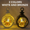 Memorial, Pet Lovers, Dog Lovers, Cat - Custom Photo Pawprint Your Light Will Always Shine In Our Hearts - Personalized Candlelight Lantern Ornament