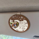 Gift For Couples, Gift For Husband, Gift For Wife, Gift For Boyfriend, Gift For Girlfriend - Custom Photo I Need You Here With Me - Personalized Custom Shaped Car Visor Clip