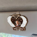 Memorial, Family - Custom Photo I Am Always With You Memorial - Personalized Custom Shaped Car Visor Clip