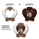 Memorial, Family - Custom Photo I Am Always With You Memorial - Personalized Custom Shaped Car Visor Clip