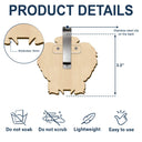 Memorial, Family - Custom Photo I Am Always With You Memorial - Personalized Custom Shaped Car Visor Clip