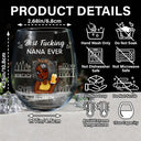 Gift For Mother - Best Mom Ever - Personalized Stemless Wine Glass