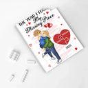 Gift For Couples, Gift For Husband, Gift For Wife, Gift For Boyfriend, Gift For Girlfriend - The Year I Found My Missing Piece - Personalized Vertical Rectangle Building Brick Blocks