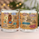 Gift For Yourself, Gift For Women - Girl's Affirmations Daily Reminder - Personalized Glass Mug
