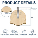 Custom Photo Drive Safe Because Your Wife Loves You - Personalized Custom Shaped Car Visor Clip