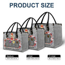 Gift For Grandma, Gift For Mother - Important Nana Mom Stuff - Personalized Leather Bag