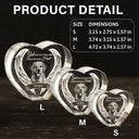 Memorial,Custom Photo,Sad - Custom Photo Memorial Gift for Loved Ones - Personalized Crystal Heart