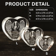 Memorial,Custom Photo,Sad,Pet Lovers - Custom Photo If Love Could Have Saved You - Personalized Crystal Heart