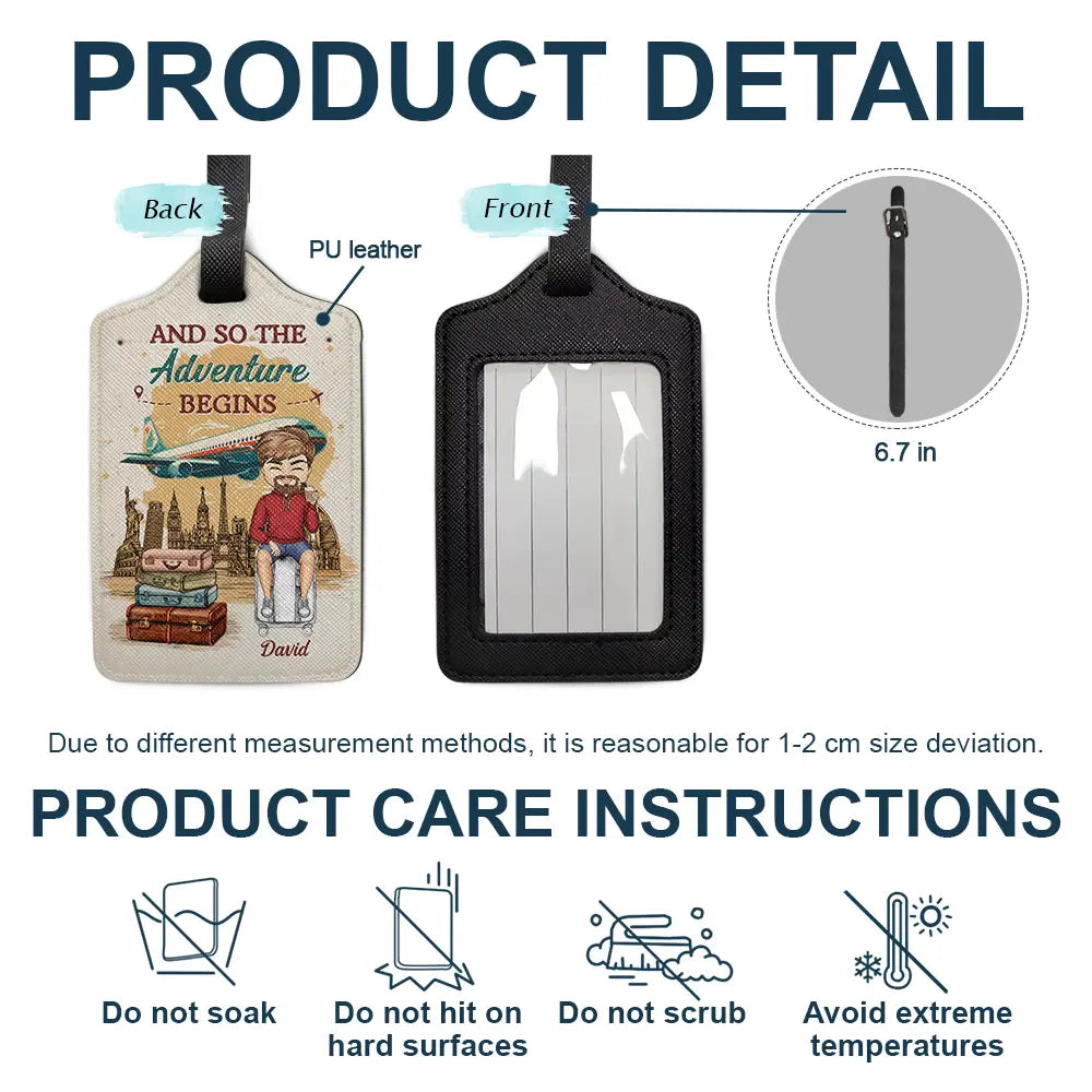 Gift For Women, Travel, Gift For Men, Gift For Yourself - Just A Girl Boy Who Loves Traveling Vintage Style - Personalized Luggage Tag