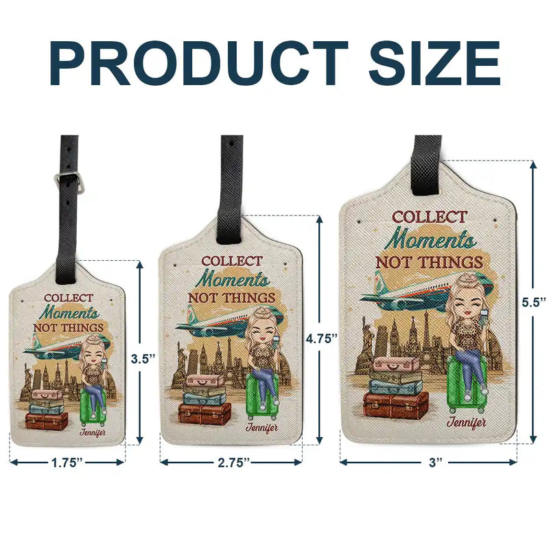 Gift For Women, Travel, Gift For Men, Gift For Yourself - Just A Girl Boy Who Loves Traveling Vintage Style - Personalized Luggage Tag