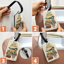 Gift For Women, Travel, Gift For Men, Gift For Yourself - Just A Girl Boy Who Loves Traveling Vintage Style - Personalized Luggage Tag