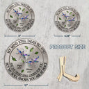 Memorial,Sad,Family - Memorial My Mind Still Talks To You - Personalized 2-Layered Wooden Plaque With Stand