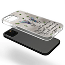 Memorial, Sad, Family - Memorial My Mind Still Talks To You - Metal Effect Printed, Personalized Clear Phone Case