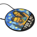 Gift For Couples,Gift For Husband,Gift For Wife,Gift For Boyfriend,Gift For Girlfriend - Custom Photo You And Me We Got This Under Starry Night - Personalized Stained Glass Window Hanging Suncatcher
