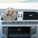 Memorial,Family,Parents,Gift For Grandparents,Custom Photo,Sad - Custom Photo Memorial My Mind Still Talks To You - Personalized Acrylic Car Vent Clip