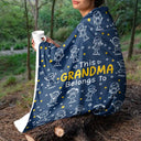 Gift For Grandparents,Gift For Grandpa,Gift For Grandma,Gift For Mother,Gift For Father,Happy,Christmas - This Grandpa Grandma Belongs To Kids Pet - Personalized Fleece Blanket, Sherpa Blanket