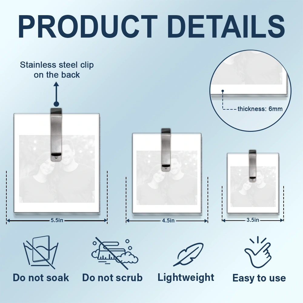 Old Couples,Gift For Husband,Gift For Wife,Gift For Couples,Gift For Boyfriend,Gift For Girlfriend,Love - Custom Photo Vintage Annoying Each Other Since - Personalized Custom Shaped Acrylic Car Visor Clip