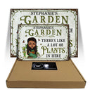 Lot Of Plants In Here Gardening - Personalized Custom Classic Metal Signs