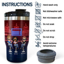 Here's To Another Year Of Bonding Over Alcohol Best Friends - Bestie BFF Gift - Personalized Custom Triple 3 In 1 Can Cooler