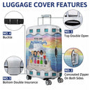 Traveling Best Friends Life Is Better On A Cruise With Best Friends - Gift For BFF, Sisters - Personalized Custom Luggage Cover