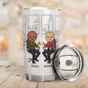 The Fun Laughter & Dislike Of The Same People We Share Made Us Friends Coworker Bestie - Gifts For Colleagues - Personalized Custom Tumbler