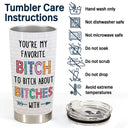 The Fun Laughter & Dislike Of The Same People We Share Made Us Friends Coworker Bestie - Gifts For Colleagues - Personalized Custom Tumbler