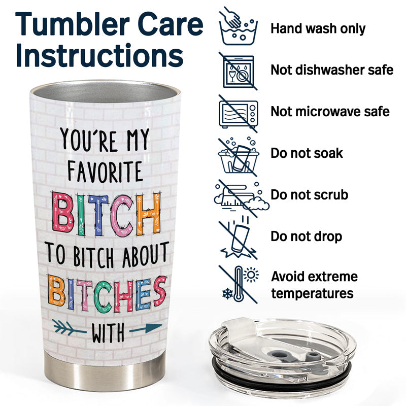 The Fun Laughter & Dislike Of The Same People We Share Made Us Friends Coworker Bestie - Gifts For Colleagues - Personalized Custom Tumbler