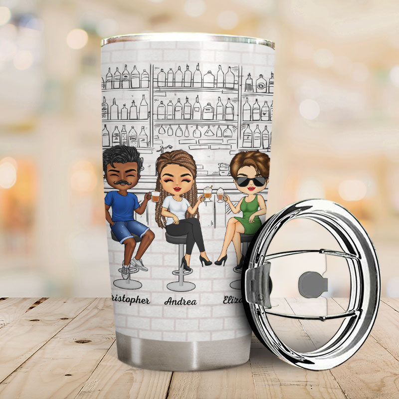 Friendships Must Be Built On A Solid Foundation Best Friends - Bestie BFF Gift - Personalized Custom Tumbler