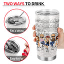 Friendships Must Be Built On A Solid Foundation Best Friends - Bestie BFF Gift - Personalized Custom Tumbler