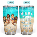 I Love You To The Beach And Back Waves Best Friends - Bestie BFF Gift - Personalized Custom Tumbler