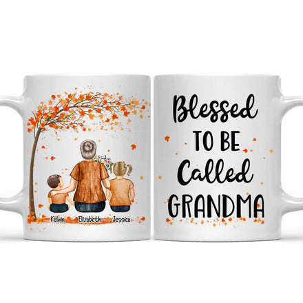 Heureux d'être appelé grand-mère - Cadeau pour grand-mère - Tasse personnalisée