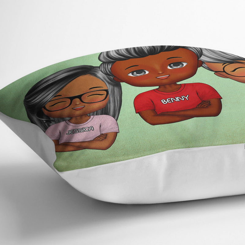 Trouble Maker - Birthday, Loving Gift For Daughter, Granddaughter, Son, Grandson, Kid, Grandkid, Family - Personalized Custom Pillow