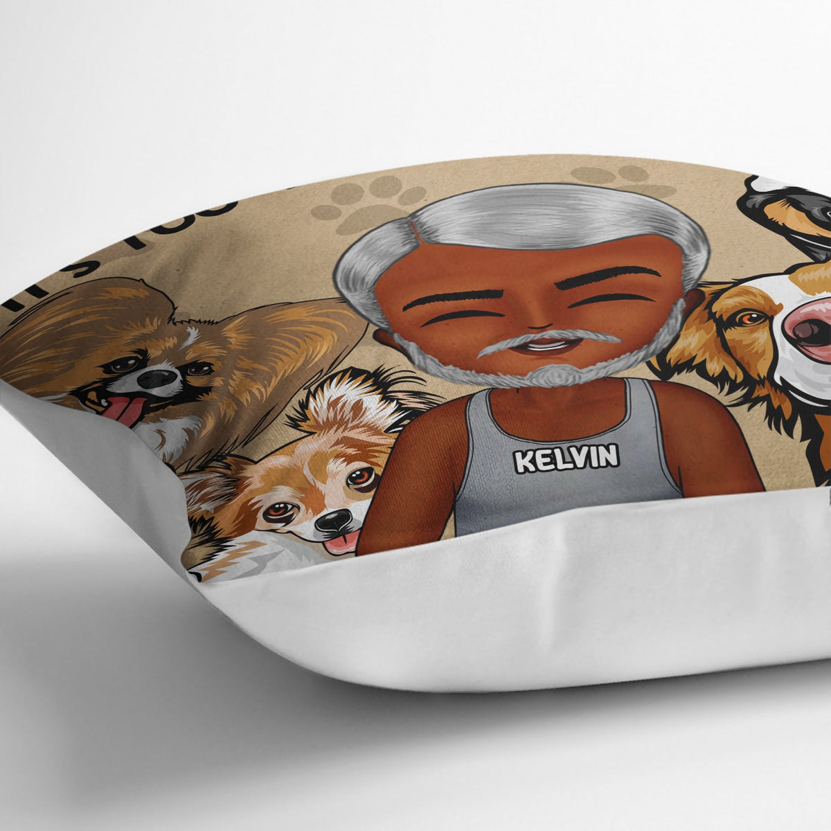 I Like To Stay In Bed With My Dogs Cats - Home Decor, Birthday, Housewarming Gift For Dog Lovers & Cat Lovers - Personalized Custom Pillow