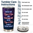 Partners In Crime Just Remember If We Get Caught Cartoon Best Friends - Bestie BFF Gift - Personalized Custom Tumbler