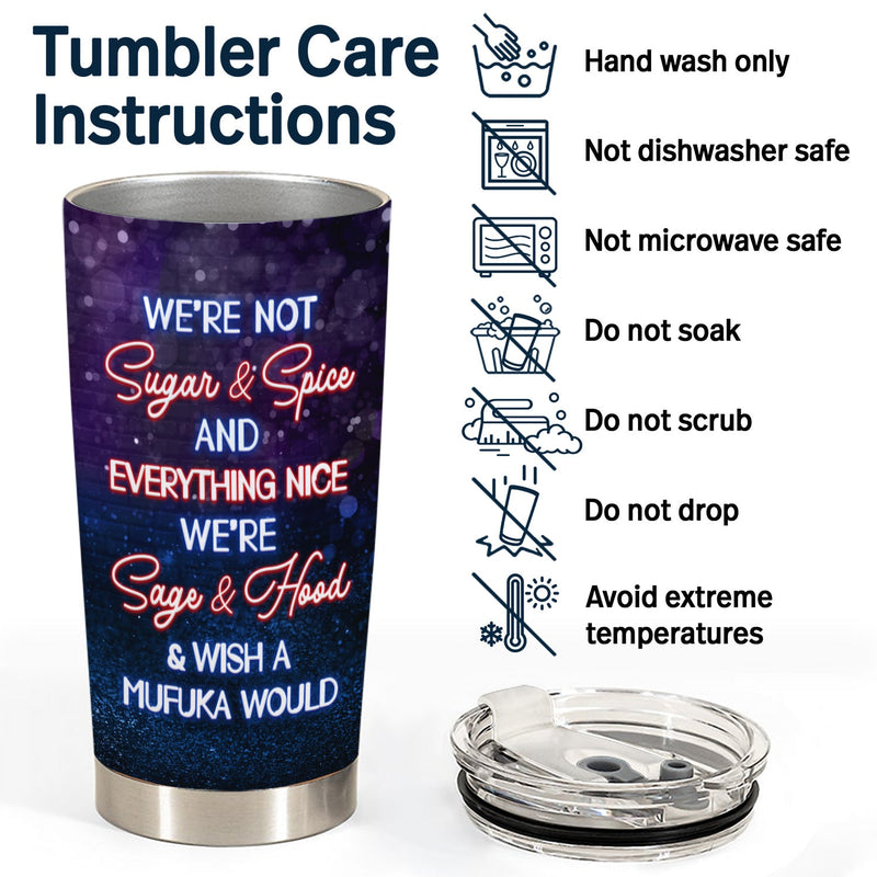 Partners In Crime Just Remember If We Get Caught Cartoon Best Friends - Bestie BFF Gift - Personalized Custom Tumbler