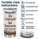 Partners In Crime Just Remember If We Get Caught Leopard Pattern Best Friends - Bestie BFF Gift - Personalized Custom Tumbler