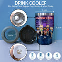 Partners In Crime Just Remember If We Get Caught Best Friends - Bestie BFF Gift - Personalized Custom Triple 3 In 1 Can Cooler