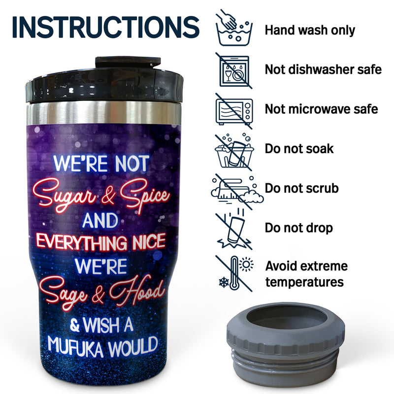 Partners In Crime Just Remember If We Get Caught Best Friends - Bestie BFF Gift - Personalized Custom Triple 3 In 1 Can Cooler