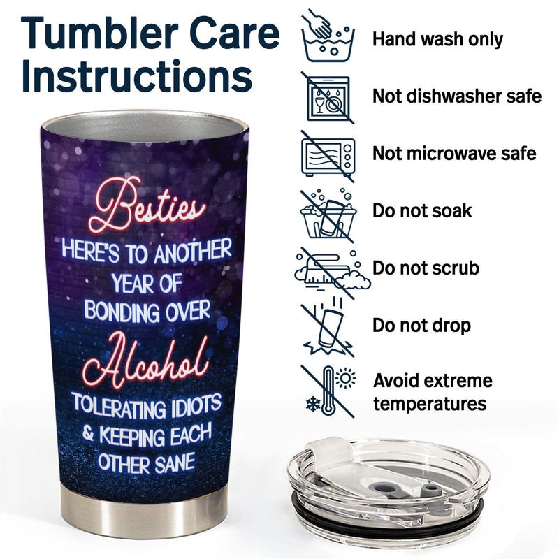 Partners In Crime Just Remember If We Get Caught Best Friends Dark - Bestie BFF Gift - Personalized Custom Tumbler