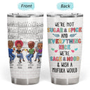 Here's To Another Year Of Bonding Over Alcohol White Best Friends Dark - Bestie BFF Gift - Personalized Custom Tumbler