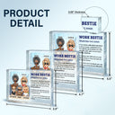 Définition de « Best Friends » : Cadeau d'anniversaire amusant pour collègues, collègues et amis – Plaque rectangulaire en acrylique personnalisée