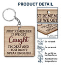Our Laughs Are Limitless - Funny, Anniversary, Birthday Gifts For Best Friends, Besties - Personalized Custom Wooden Keychain