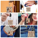 Our Laughs Are Limitless - Funny, Anniversary, Birthday Gifts For Best Friends, Besties - Personalized Custom Wooden Keychain