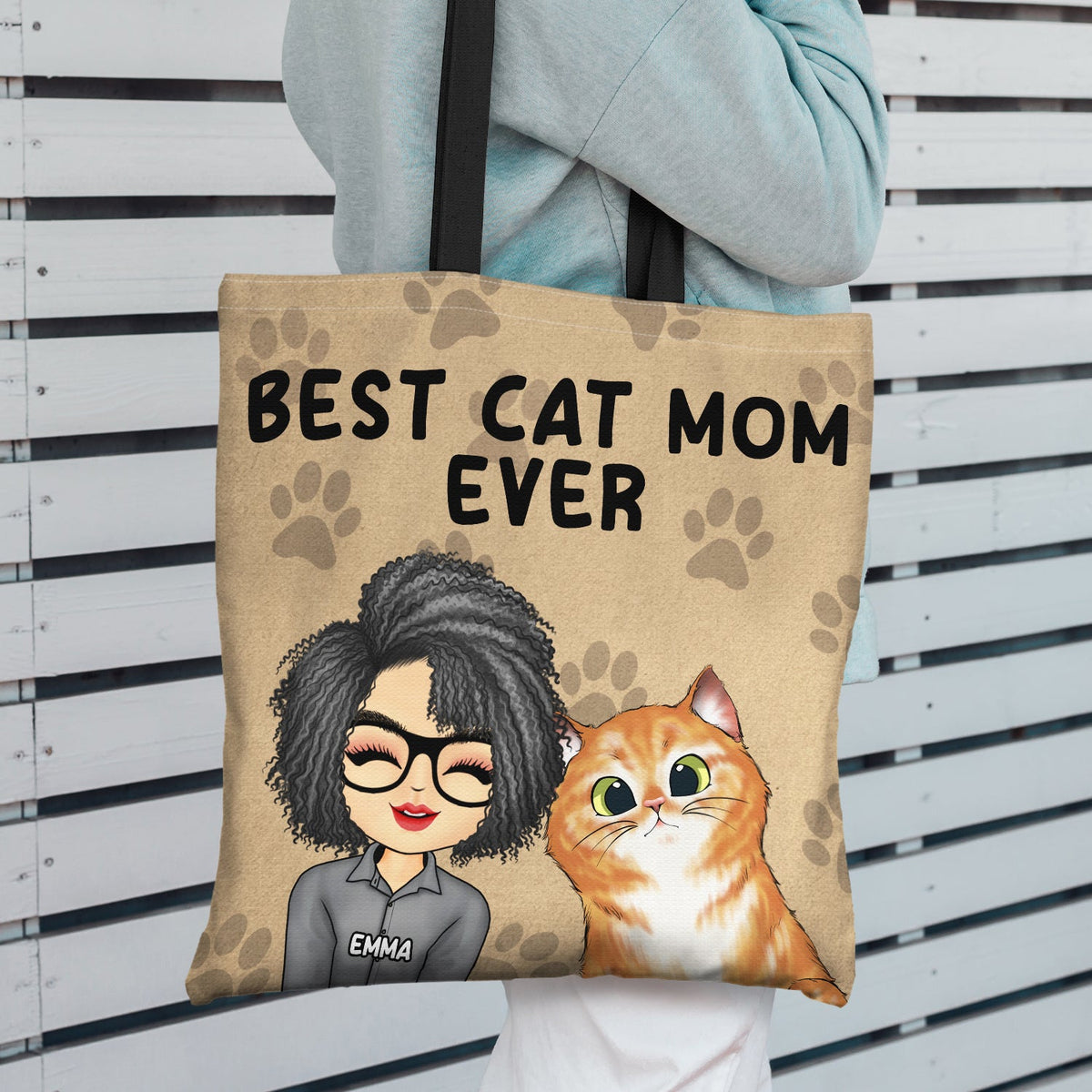 Best Dog Mom Ever - Birthday, Funny Gift For Her, Cat Lovers, Dog Lovers - Personalized Zippered Canvas Bag
