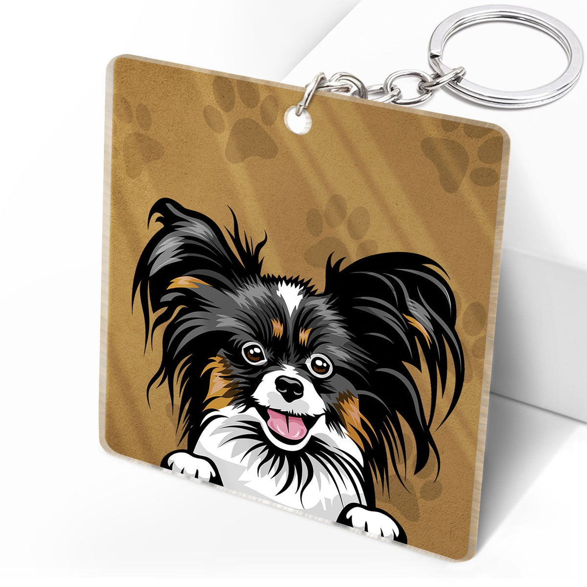 Dog Mom Cat Mom Dog Dad Cat Dad - Birthday, Funny Gift For Cat Lovers, Dog Lovers - Personalized Acrylic Keychain