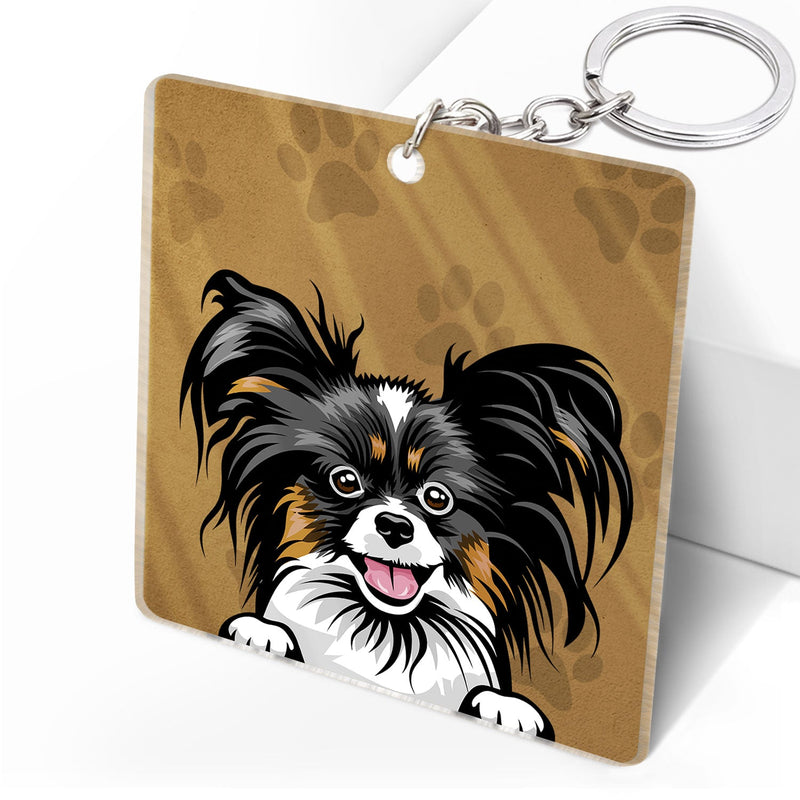 Dog Mom Cat Mom Dog Dad Cat Dad - Birthday, Funny Gift For Cat Lovers, Dog Lovers - Personalized Acrylic Keychain