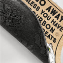 Go Away Unless You Have Alcohol And Cat Treats - Gift For Cat Lovers, Pet Owners - Personalized Doormat