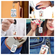 Merci pour tous les orgasmes Backside - Anniversaire, cadeau amusant pour couples, famille - Porte-clés en aluminium personnalisé